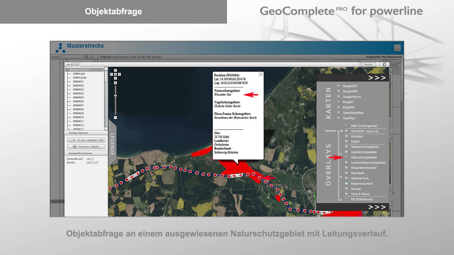Objektabfrage | Eine Objektabfrage zu einem Naturschutzgebiet Objektabfrage | Eine Objektabfrage zu einem Naturschutzgebiet