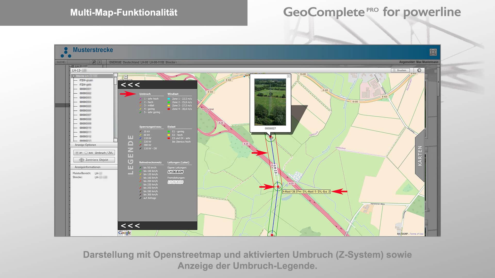 Multi-Map-Funktionalitaet | Darstellung mit OpenstreetMap